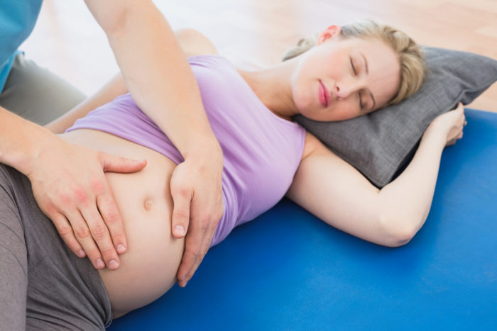 Hamilelikte sırt masajı