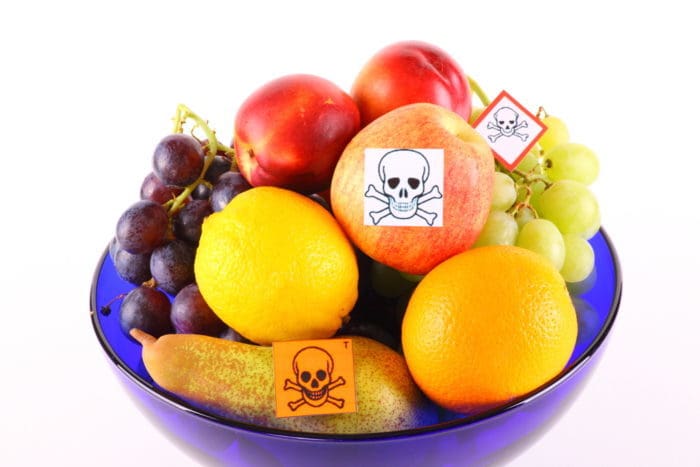 meyve pestisitler içerir