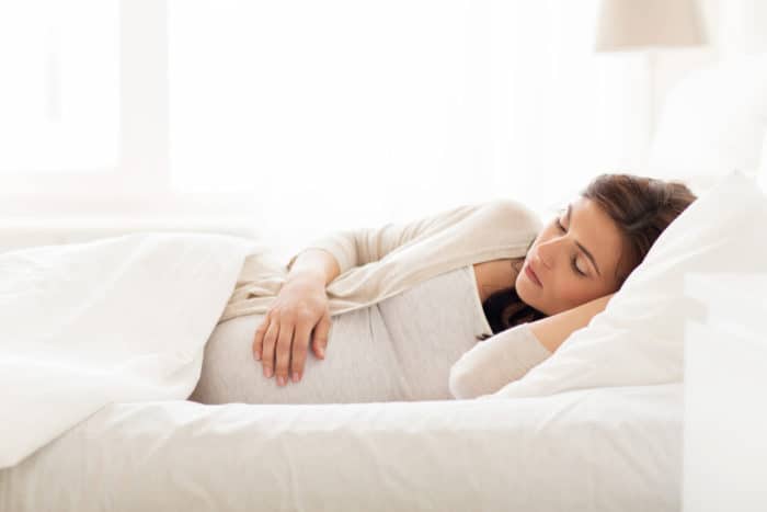 hamile kadınların uyku pozisyonları